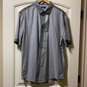 Alfani Men’s shortsleeve,lightweight button shirt